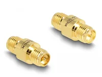 Delock Antennenadapter C6801, RP-SMA Buchse (f) - RP-SMA Buchse (f) - Antennenanschluss: RP-SMA - Antennenanschluss Hardware: RP-SMA - Aussenanwendung: Keine Angaben