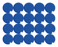 Maul Haftmagnet MAULpro Pro 20 x Ø 15 mm Blau, 20 Stück - Detailfarbe: Blau - Verpackungseinheit: 20 Stück - Haftkraft: Leicht haftend