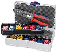 KNIPEX Crimpsortiment für Kabelverbinder