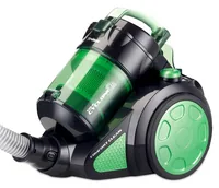 Trisa Bodenstaubsauger Cyclone Comfort Clean T6324 - Staubsauger Typ: Bodenstaubsauger - Motorleistung: 700 W - Detailfarbe: Schwarz - Grün - Beutellos: Ja - Staubbehältervolumen: 0.8 l - Nasswischfunktion: Nein