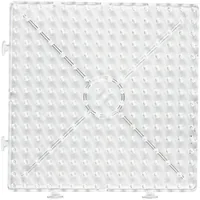Creativ Company Bügelperlen Platten Jumbo Transparent - Produkttyp: Steckplatten Jumbo - Detailfarbe: Transparent - Bio: Nein - Set: Nein