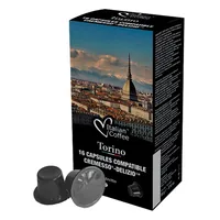 Italian Coffee Kaffeekapseln Delizio Torino Cremesso 16 Stück - Entkoffeiniert: Nein - Produktionsland: Italien - Packungsgrösse: 16 Stück - Geschmacksrichtung: Keine - Getränkeart: Espresso - Café Crème - Kaffeeart: Delizio-Kapseln