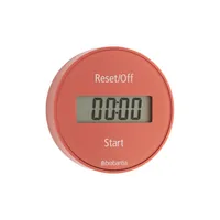 Brabantia Küchentimer Tasty+ Rot - Materialtyp: Kunststoff - Funktionen: Alarm - Material: Kunststoff - Detailfarbe: Rot - Displaytyp: Digital