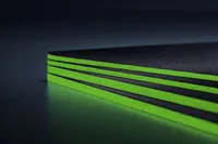 Razer Gaming-Mausmatte Gigantus V2 - Medium Schwarz - Tiefe: 275 mm - Breite: 360 mm - Detailfarbe: Schwarz - Form: Eckig - Höhe: 3 mm - Handgelenkauflage: Ja