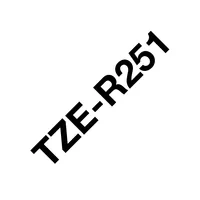 PTOUCH Band schwarz/weiss TZE-R251 Tze Geräte 24mm