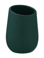 Wenko Zahnputzbecher Badi Keramik Dunkelgrün - Detailfarbe: Dunkelgrün - Detailmaterial: Keramik - Grundmaterial: Keramik