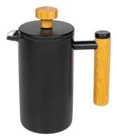 FURBER Kaffeebereiter 0.35 l, Schwarz - Materialtyp: Metall - Material: Edelstahl - Zubereitungssystem: French Press - Detailfarbe: Schwarz - Anzahl Tassen: 3 × - Fassungsvermögen: 0.35 l