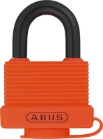 Abus Vorhängeschloss 70AL/45 Orange Aluminium - Schlossart: Schlüssel - Set: Nein - Aussenanwendung: Ja