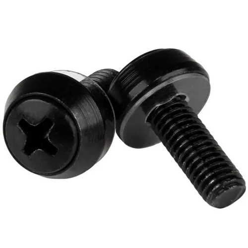 100 PKG M6 MOUNTING SCREWS M6X12MM SCREWS BLACK