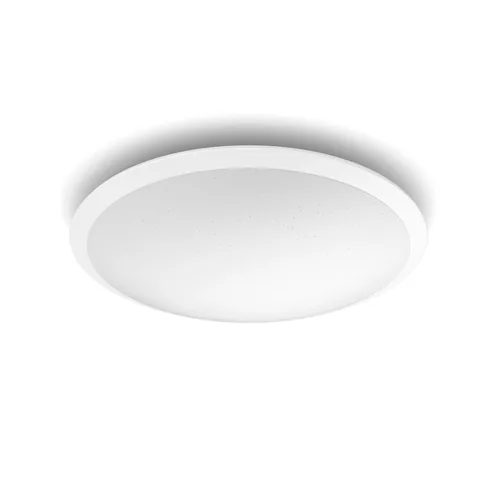 Philips Deckenleuchte Cavanal, 18 W, 1500 lm, 2700 K, Weiss - Leuchten Kategorie: Deckenleuchte - Betriebsart: Netzbetrieb - Lampensockel: LED fest verbaut - Farbtemperatur Kelvin: 2700 K - Dimmbar: dimmbar - Farbwiedergabeindex CRI: 80