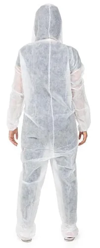 STRUCT Einweg-Overall Grösse: L, 2 Stück - Grösse: L - Grössentyp: Normalgrösse - Zielgruppe: Unisex - Grössensystem: EU - Detailfarbe: Weiss