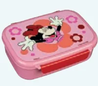 Scooli Lunchbox Minnie Mouse Rot - Materialtyp: Kunststoff - Unterteilungsmöglichkeit: Ja - Material: Kunststoff - Set: Nein - Motiv: Minnie Mouse - Anwender: Kinder