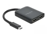 DeLOCK USB Type-C Splitter (DP Alt Mode) to 2 x HDMI MST / VXP