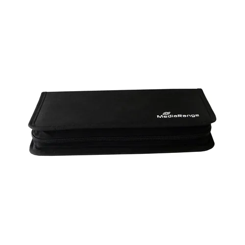 MediaRange CD-Tasche 48 Disc - Produkttyp: CD-Tasche - Medientyp: CD - DVD - Nutzinhalt Gesamt: 48 Stück - Ausstattung: Reissverschluss - Verpackungseinheit: 1 Stück