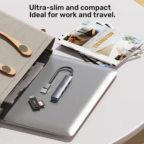 HUB Unitek H1208A USB-A / 3x USB-A 2.0, USB-A 3.0