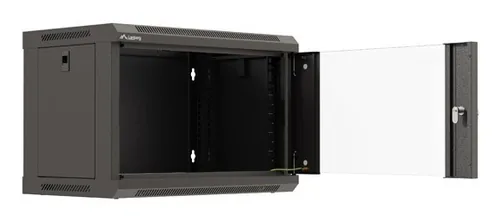 LANBERG 19"" 6U 540x350 Wandgehäuse Glastür FlatPack sw