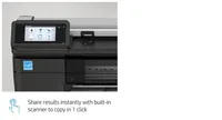 HP Designjet T830 24-in Multifunction Printer Großformatdrucker WLAN Tintenstrahl Farbe 2400 x 1200 DPI 610 x 1897 mm Ethernet/LAN
