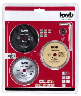 Einhell Kreissägeblatt-Set 49575915 - Zubehörtyp: Sägeblatt - Verpackungseinheit: 1 Stück - Für Material: Holz
