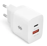 HYPER USB-Wandladegerät HyperJuice USB-C GaN 20 W Weiss - Ladeport Output: 1x USB-C 20W - 1x USB-A 18W - Detailfarbe: Weiss - USB Ladeanschluss: 1
