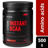 Body Attack Pulver Extreme Instant BCAA Ice Tea 500 g - Produktionsland: Deutschland - Anwendungszweck: Ausdauer - Energie - Muskelaufbau - Einnahme: Nach Aktivität - Vor Aktivität - Nachhaltigkeit: Nicht angegeben - Gewicht pro Einheit: 500 g - Produktty