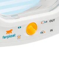 FERPLAST Swing 9 - Door for medium dogs and large cats, white