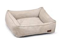 Designed by Lotte Hunde-Bett Ribbed Hellgrau 65x60x20cm - Produkttyp: Bett - Tierart: Hund - Detailfarbe: Hellgrau - Breite: 65 cm - Länge: 60 cm