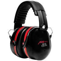 ACE Mute earmuffs - Earmuffs for work & shooting - EN 352-1 - Red