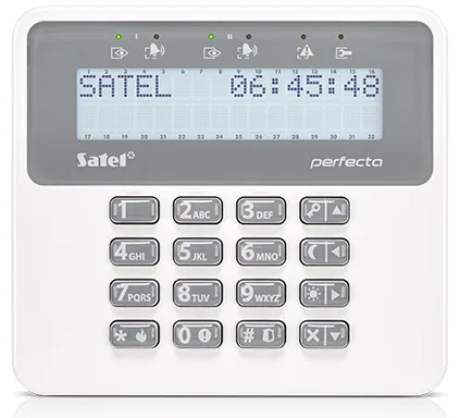 Satel PRF-LCD-WRL smart home central control unit accessory