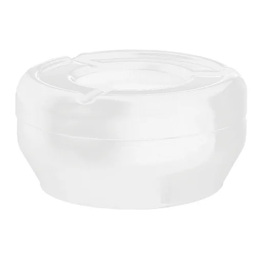 Paderno Aschenbecher Ø 12 cm, Weiss - Materialtyp: Kunststoff - Material: Melamin - Anzahl Behälter: 1 - Detailfarbe: Weiss