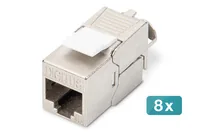DIGITUS Keystone Jack Cat6ARJ45->LSA geschirmt 500MHz 8St