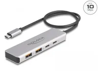 USB 10 Gbps USB Type-C Hub mit 2 x USB Typ-A und 2 x USB Type-C, USB-Hub