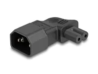 DeLOCK Power Adapter IEC 60320 - C14 to C7, male / female, 2.5 A, 90° angled