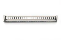 MODULAR PATCH PANEL SHIELDED 24-PORT COLOR BLACK