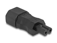Delock Adapterstecker IEC60320 C14 - C7, gerade - Detailfarbe: Schwarz - Stromanschluss Seite A: C14 - Schalter: Nein - Stromanschluss Seite B: C7 - Typ: Montagestecker