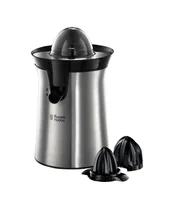 Russell Hobbs Saftpresse Classics Schwarz/Silber - Materialtyp: Metall - Material: Edelstahl - Ausstattung: Siebeinsatz - Detailfarbe: Schwarz - Silber - Gerätetyp: Zitruspresse - Set: Nein