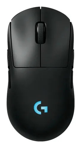 Logitech Gaming-Maus PRO 2 LIGHTSPEED - Maus Features: RGB-Beleuchtung - Seitliche Zusatztasten - Programmierbare Tasten - Scrollrad - Integrierter Speicher - Bedienungsseite: Universal - Detailfarbe: Schwarz - Gewicht: 80 g - Verbindungsart: Verkabelt - 