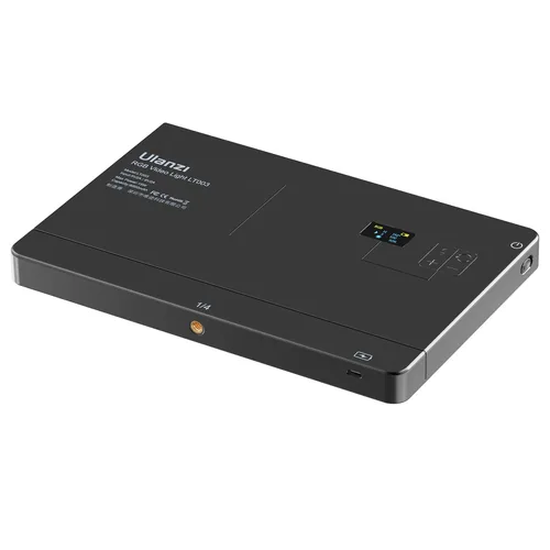 Ulanzi Videoleuchte LED RGB LT003 - Farbtemperatur Kelvin: 2500 bis 9000 K - Lichtfarbe: RGB - farbig - Leuchtenfarbe: Weiss