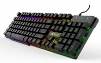INCA Gaming Tastatur RGBMechanischUSB 1.50m schwarz retail
