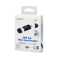 LogiLink CR0007 lettore di schede USB 2.0 Nero