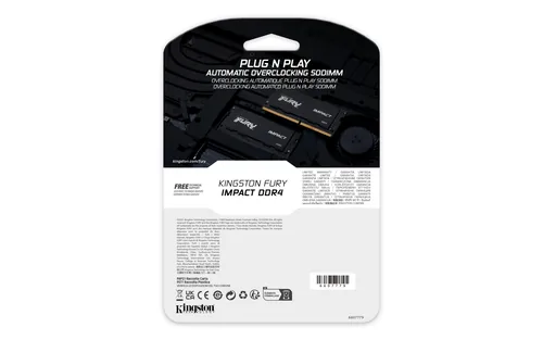 Kingston Technology FURY 32GB 3200MT/s DDR4 CL20 SODIMM Impact