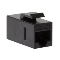 Logilink Keystone Kupplung 2X RJ45 UTP 14.5mm, Cat.6, schw.