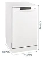 Gorenje GS520E15W Pose libre 9 couverts