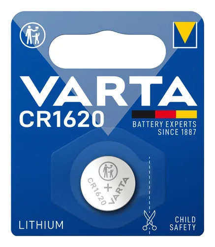VARTA Knopfzelle 6620101401 CR1620, 1 Stück