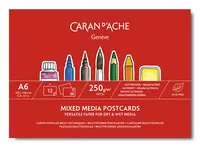 CARAN D'ACHE Postkartenblock A6 454.112 12 Blatt 250g/m2