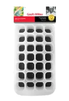 Gault Millau Eiswürfelform für 24 Eiswürfel Schwarz/Weiss - Produkttyp: Eiswürfelform - Eiswürfelform: Eckig - Materialtyp: Kunststoff - Material: Kunststoff - Detailfarbe: Schwarz - Weiss - Anzahl Eiswürfel: 24