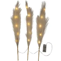 Star Trading Dekorativer Zweig Plumes Indoor, Weiss, 65 cm Höhe - Produkttyp: Dekolicht - Betriebsart: Batteriebetrieb - Set-Typ: Starterset - Fernbedienung: Nein - Smart Home: Nicht kompatibel - Lichtfarbe: Warmweiss (WW)