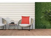 Casa Leon Kissenbezug Lisa Outdoor 40 x 40 cm, Rot - Kissentyp: Zierkissen - Nachhaltigkeit: Nicht angegeben - Bezug abnehmbar: Ja - Mit Bezug: Ja - Detailfarbe: Rot - Breite: 40 cm