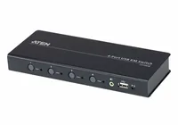 ATEN CS724KM-AT Tastatur/Video/Maus (KVM)-Switch Schwarz