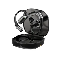 4smarts Open-Ear Bluetooth Kopfhörer SkyBuds AI Screen, Schwarz - Detailfarbe: Schwarz - Kopfhörer Ausstattung: Mikrofon - App - Ladeschale/Ladebox - Verbindungsmöglichkeiten: Bluetooth - Aktive Geräuschunterdrückung: Nein - Einsatzbereich: Sport - Kopfhö