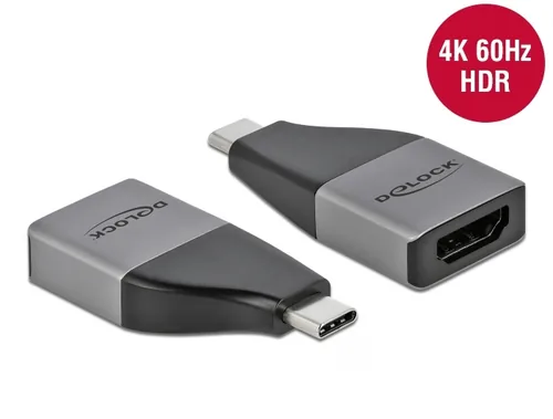 DeLOCK 64119 USB graphics adapter 3840 x 2160 Pixel Grau